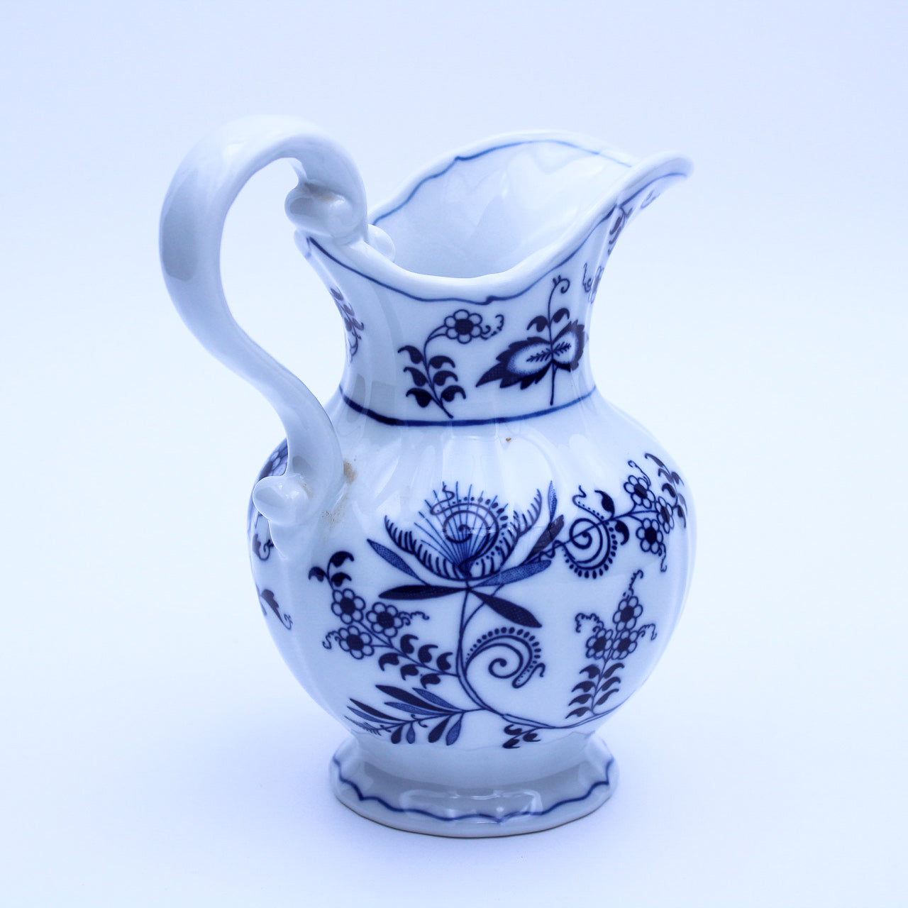 Blue Danube Blue Onion Small Porcelain Pitcher 5.5"