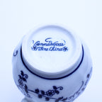 Wienerwald Blaue Zwiebel Einzelportions-Keramiktopf von Seymour Mann 16,5 cm