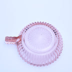 Anchor Hocking Queen Mary Rosa Depression Glas Schale mit Griff