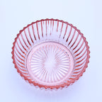 Anchor Hocking Queen Mary Rosa Depression Glas Schale 11,4 cm