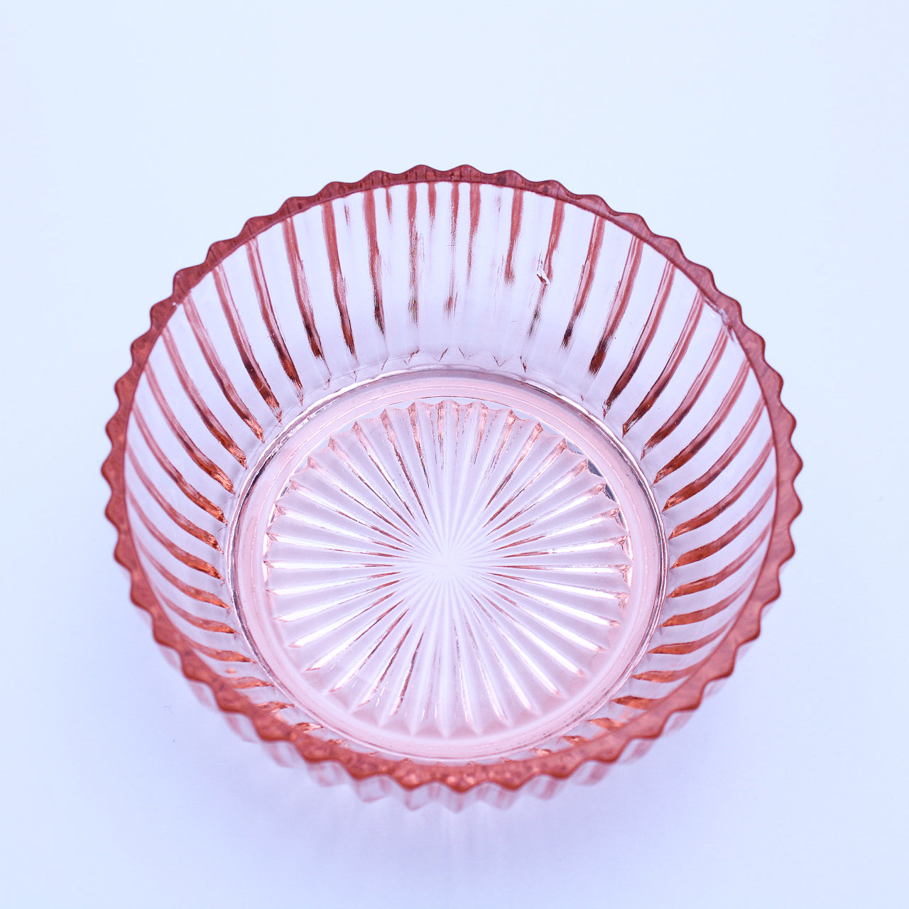 Anchor Hocking Queen Mary Pink Depression Glass Bowl 4.5"