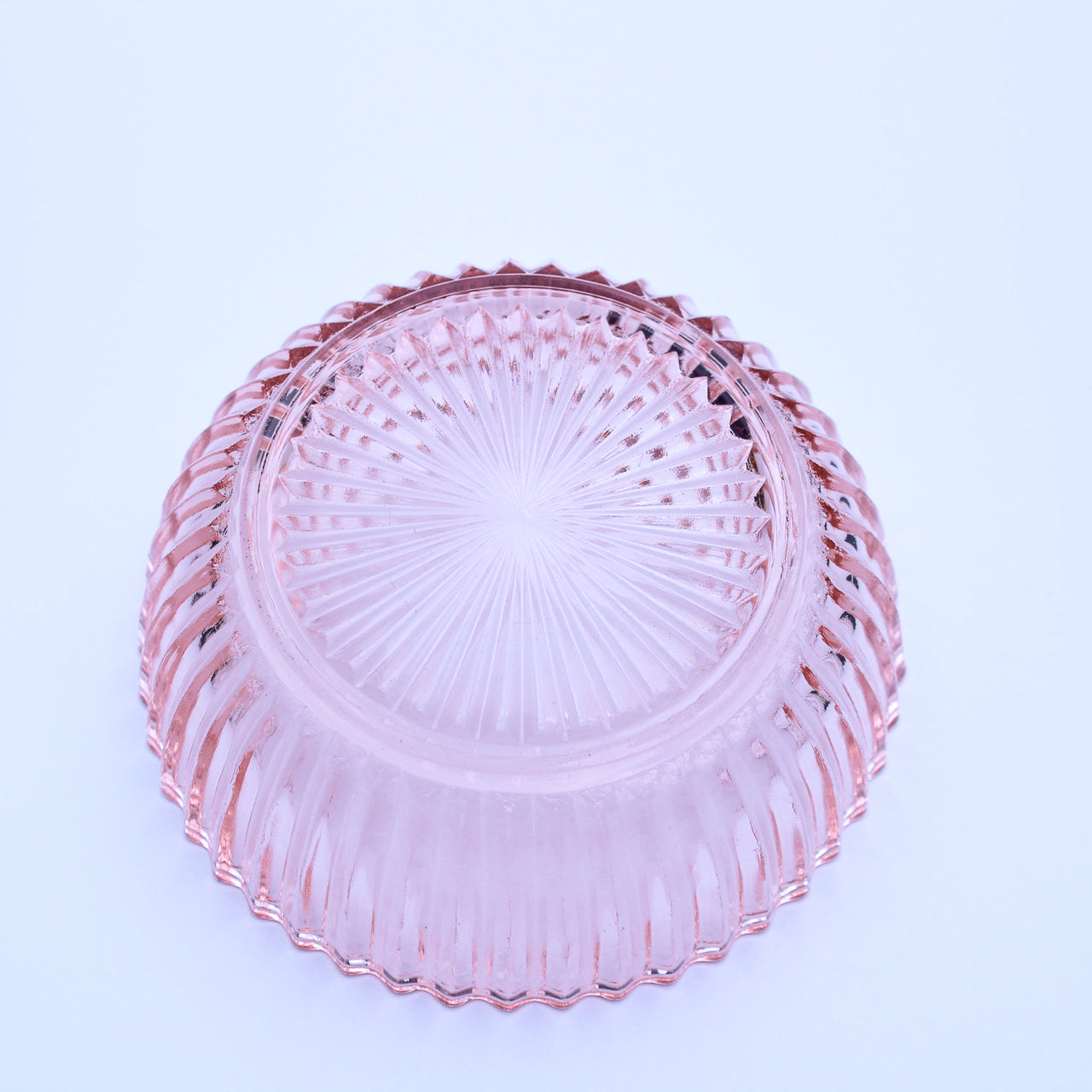 Anchor Hocking Queen Mary Pink Depression Glass Bowl 4.5"