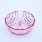 Anchor Hocking Queen Mary Rosa Depression Glas Schale 11,4 cm