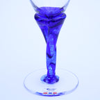 Ensemble de verres à champagne mixtes Kosta Boda & Randsfjord – Peints à la main et cobalt