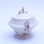 Spode Jewel Moss Rose Zuckerdose und Milchkännchen-Set