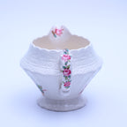 Spode Jewel Moss Rose Zuckerdose und Milchkännchen-Set