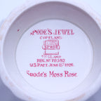 Spode Jewel Moss Rose Zuckerdose und Milchkännchen-Set