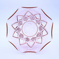 Hazel‑Atlas Diamond Arches Pink Depression Glass Bowl 8"