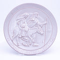 Frankoma 1968 Christmas Plate — “Flight Into Egypt” by John Frank