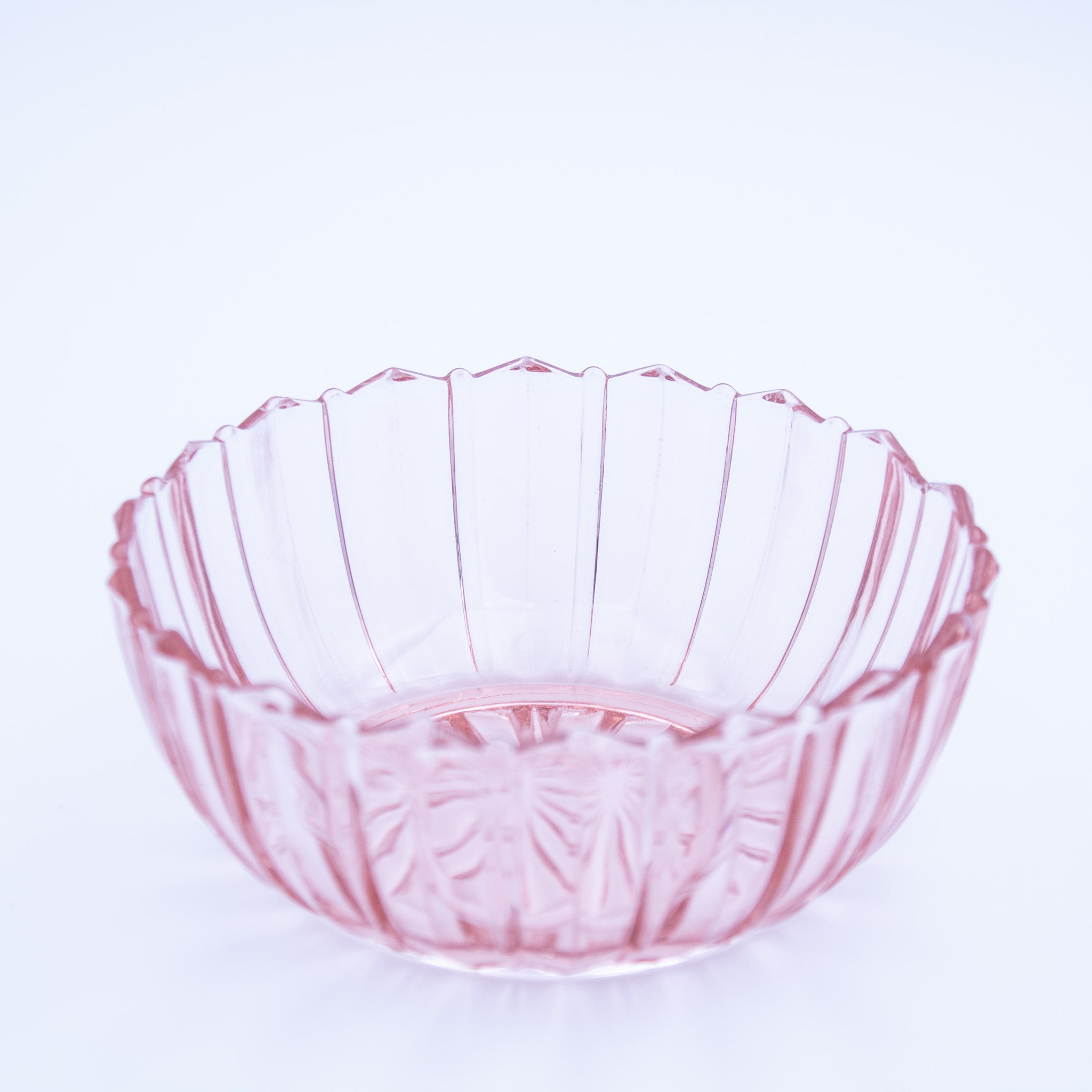 Anchor Hocking Pink Old Café Depression Glass Bowl 4⅜"