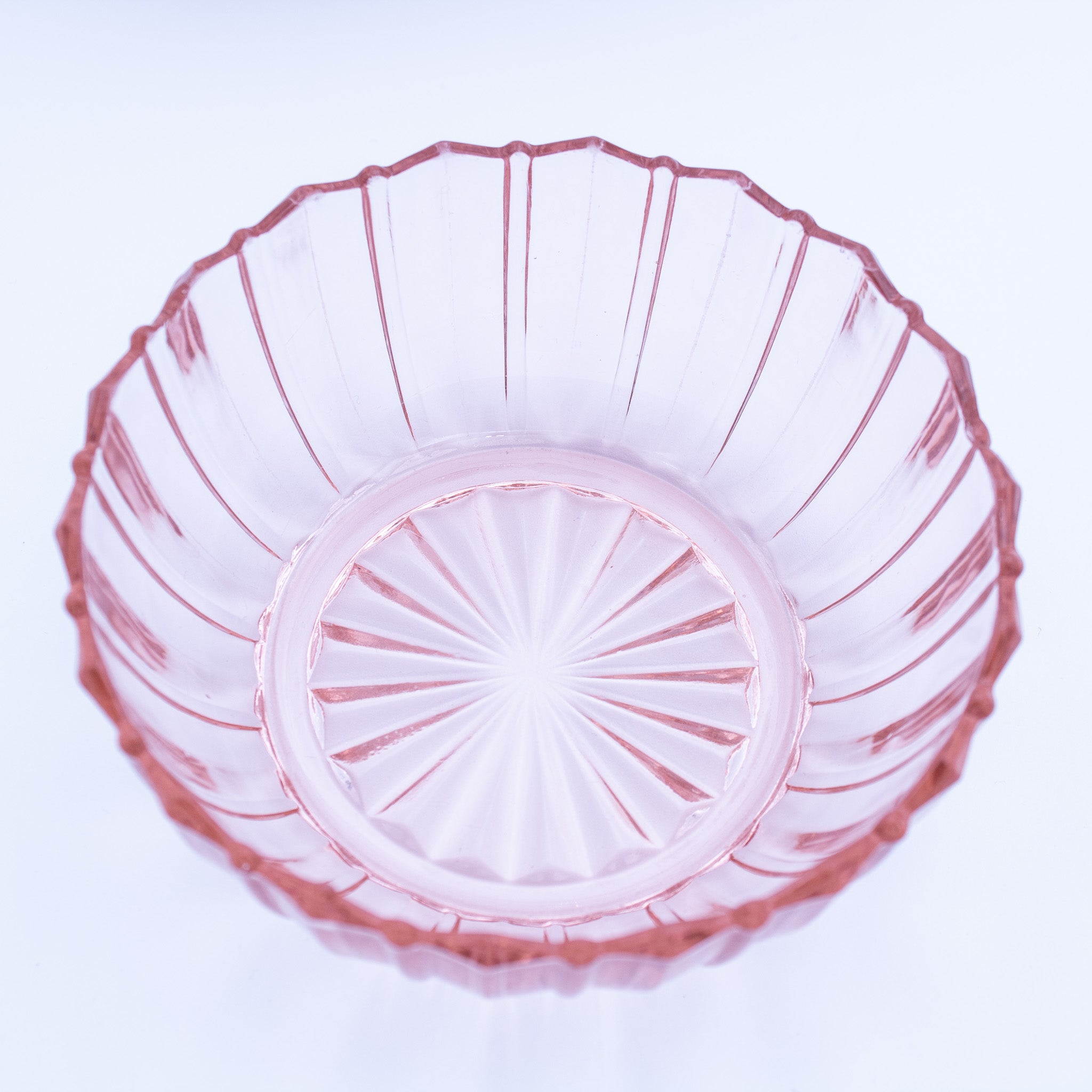 Anchor Hocking Pink Old Café Depression Glass Bowl 4⅜"