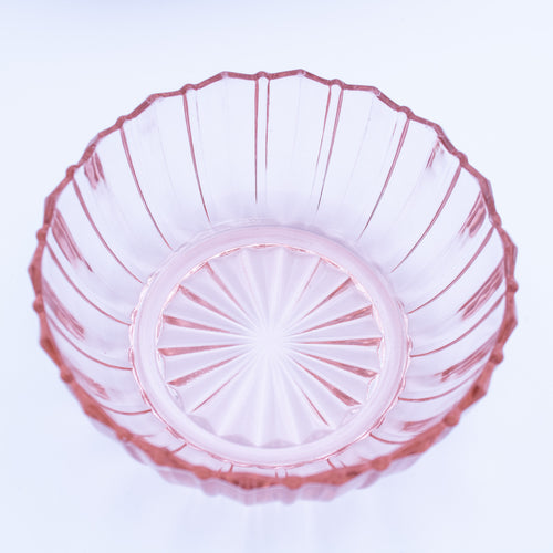 Anchor Hocking Pink Old Café Depression Glass Bowl 4⅜"