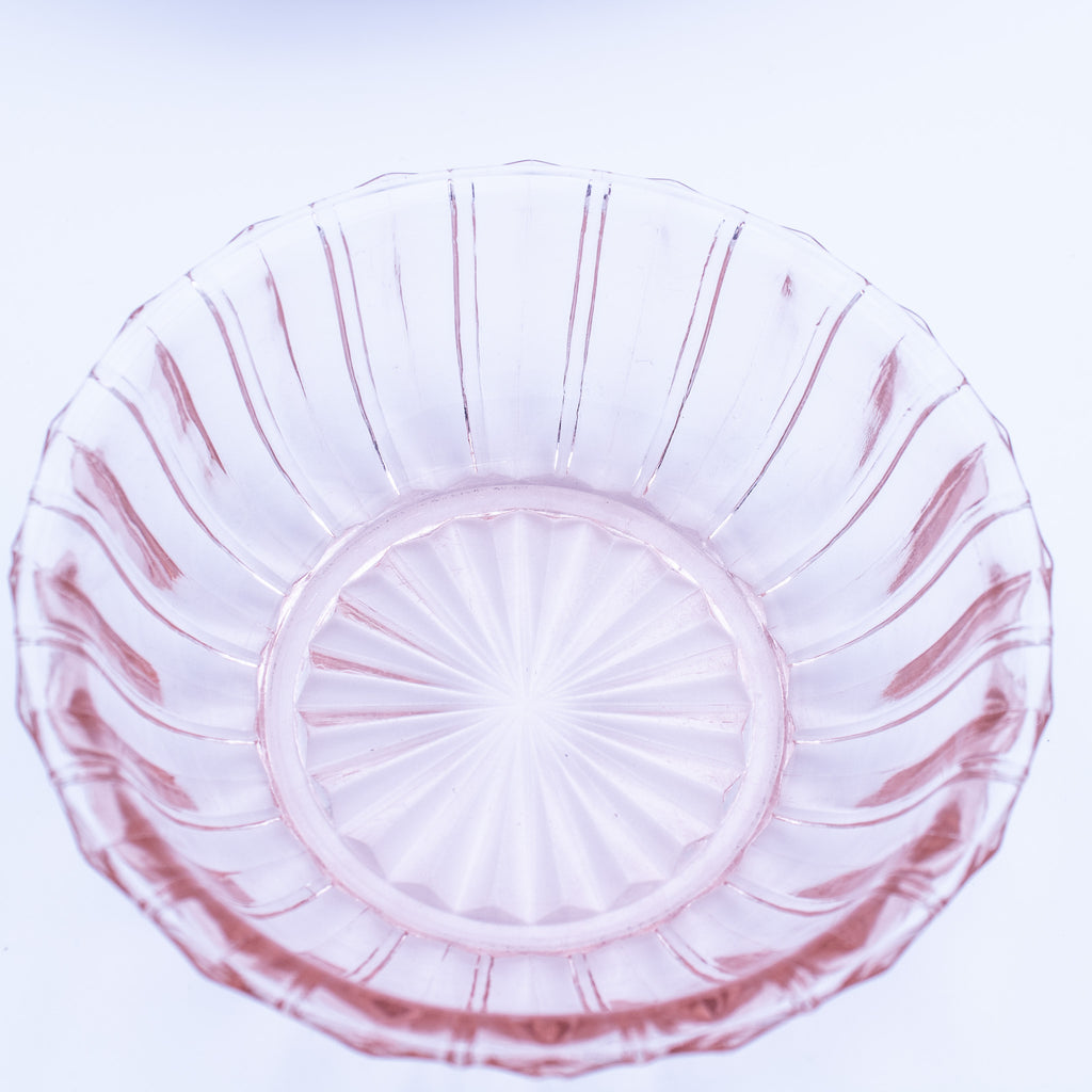 Bol à céréales en verre rose Anchor Hocking Fortune Depression 5¼ po
