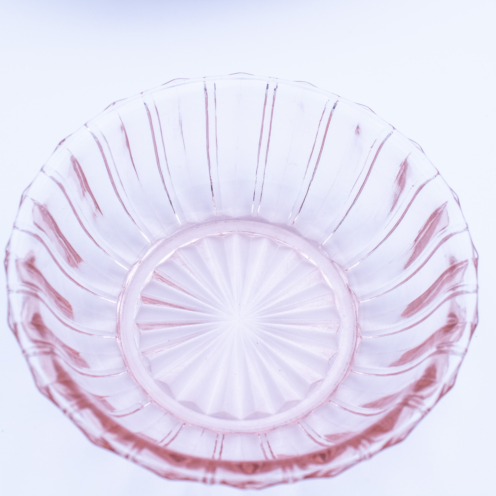 Anchor Hocking Pink Fortune Depression Glass Cereal Bowl 5¼"
