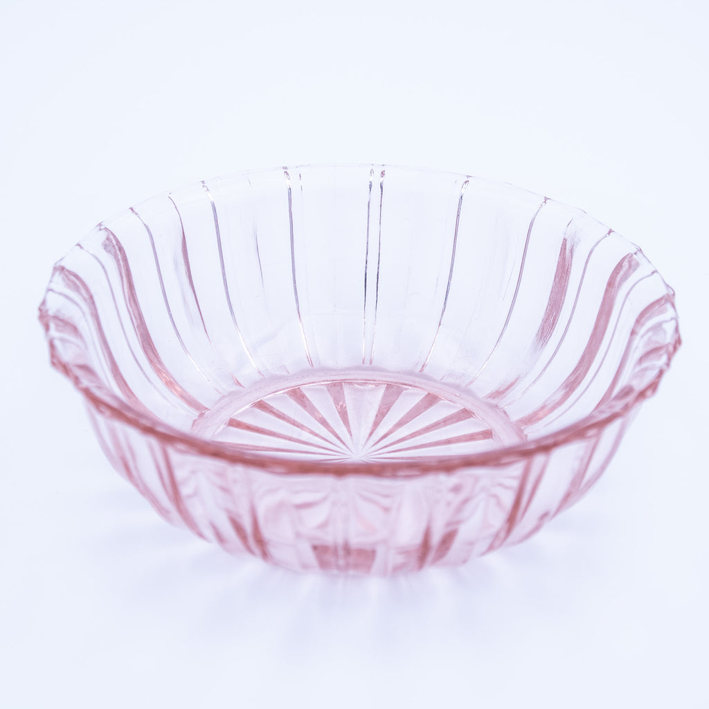 Bol à céréales en verre rose Anchor Hocking Fortune Depression 5¼ po