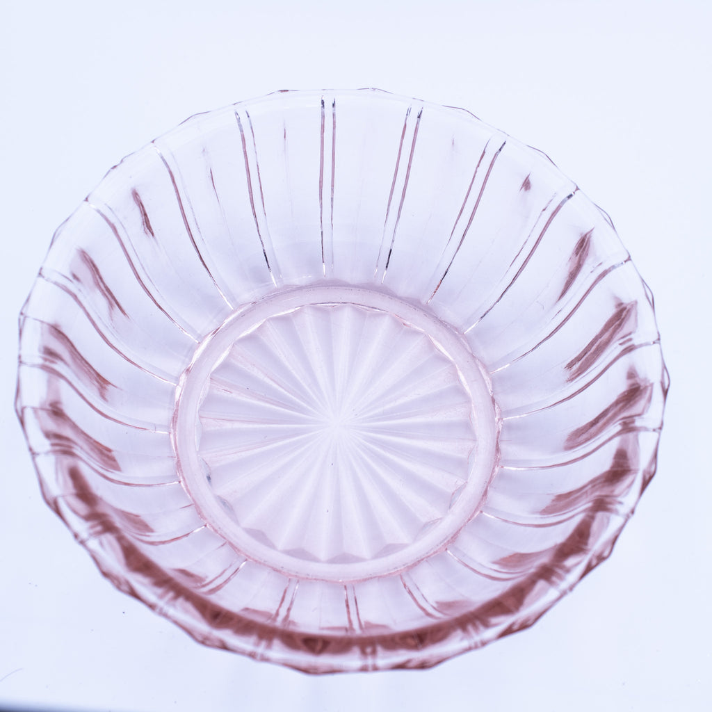 Bol à céréales en verre rose Anchor Hocking Fortune Depression 5¼ po