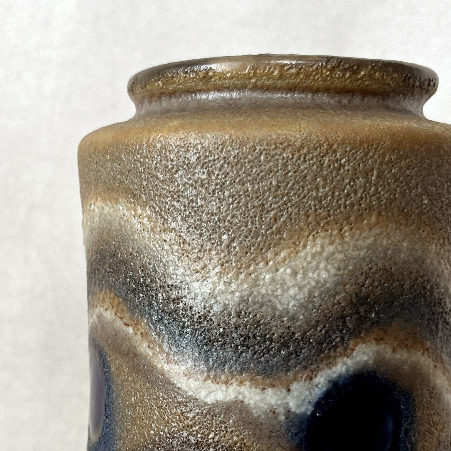 Vintage Vase with Decorative Glaze