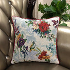 DaDa Bedding Elegante Tropische Paradies Vögel Blumenteppich Dekokissenbezüge 16" (18116)