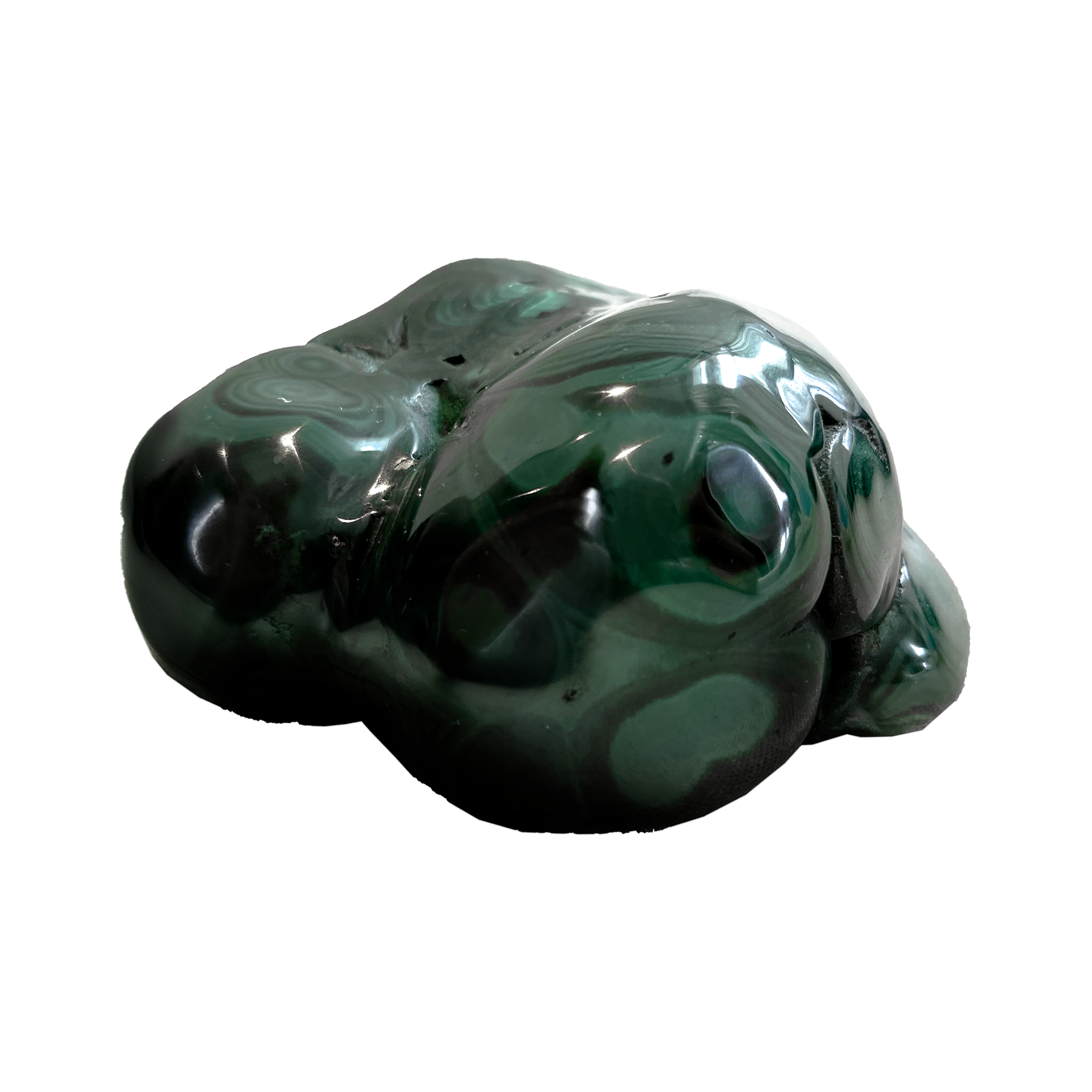Malachite Decorative Stone — Small or Large