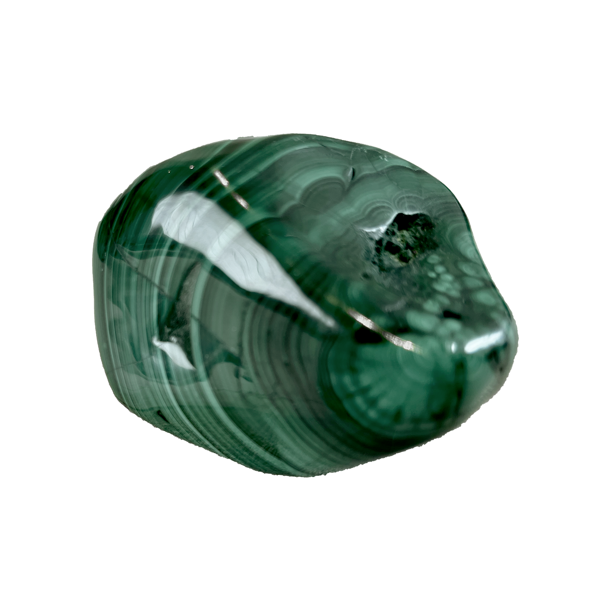 Malachite Decorative Stone — Small or Large