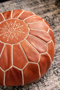 Handcrafted Jasmine Pouf