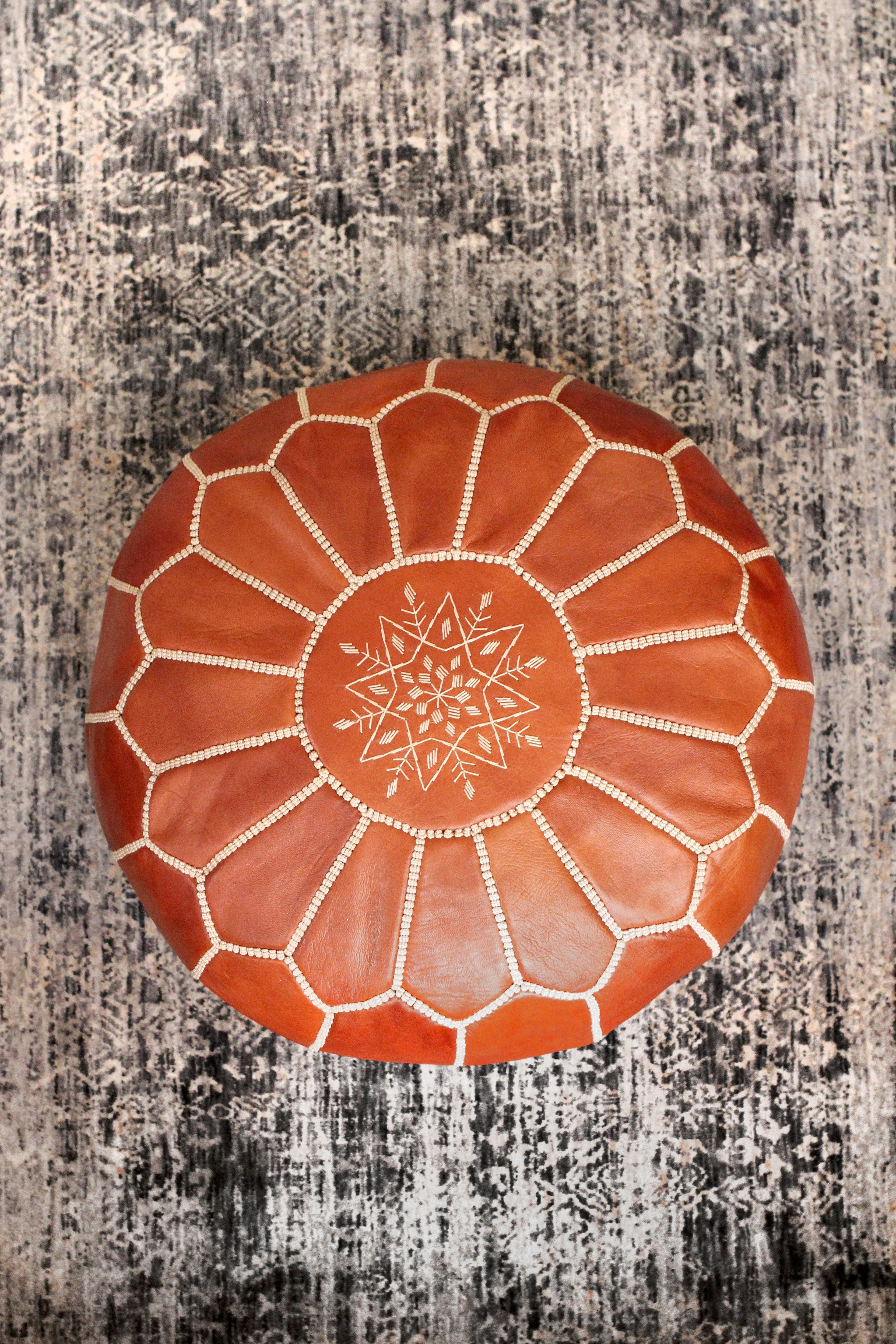 Handcrafted Jasmine Pouf