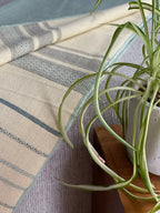 Equinoccio Throw - 100% Recycled Acrylic, Mint/Natural