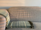 Equinoccio Throw - 100% Recycled Acrylic, Mint/Natural