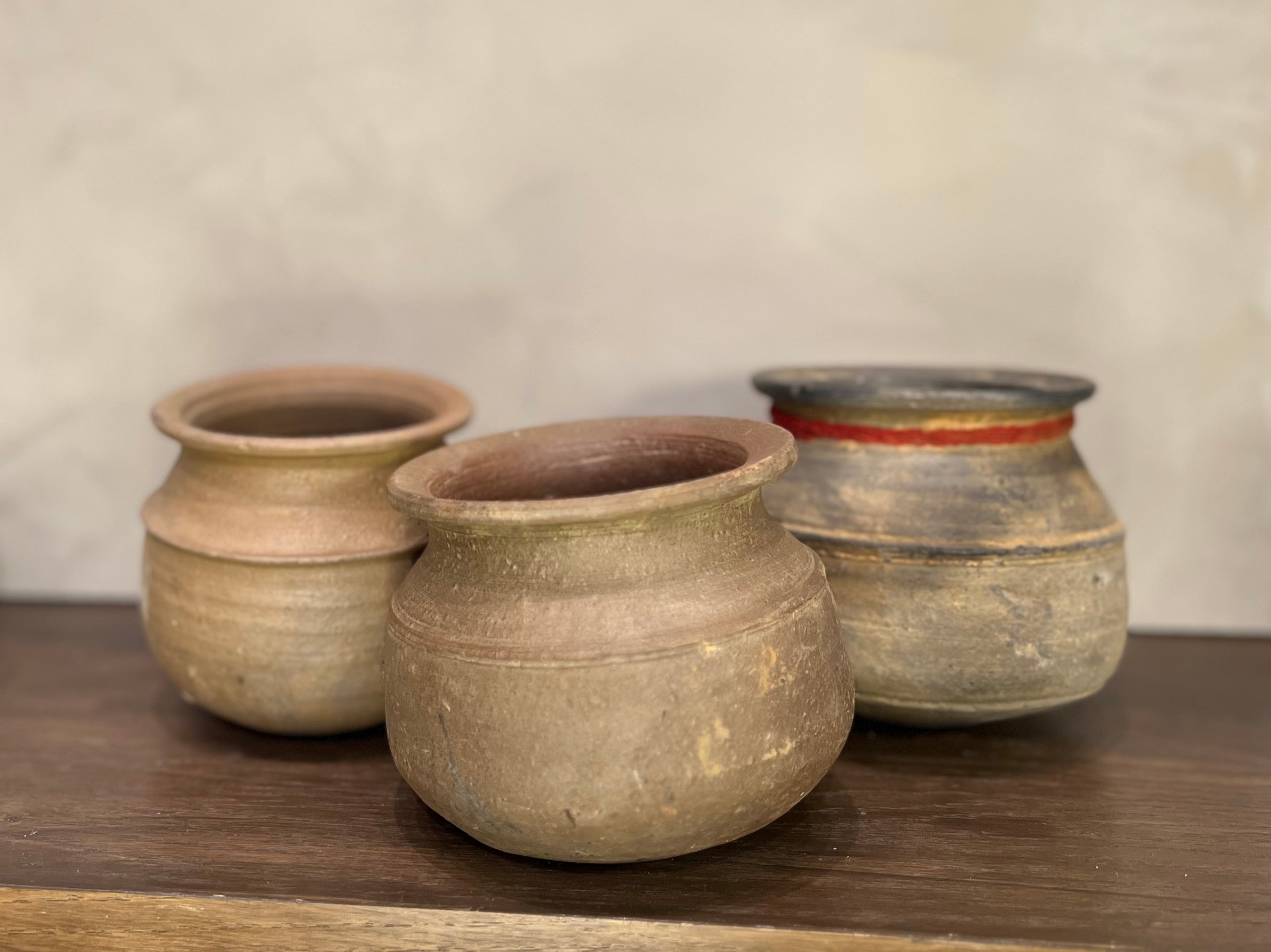 Vintage Clay Vessel — Karnataka, India