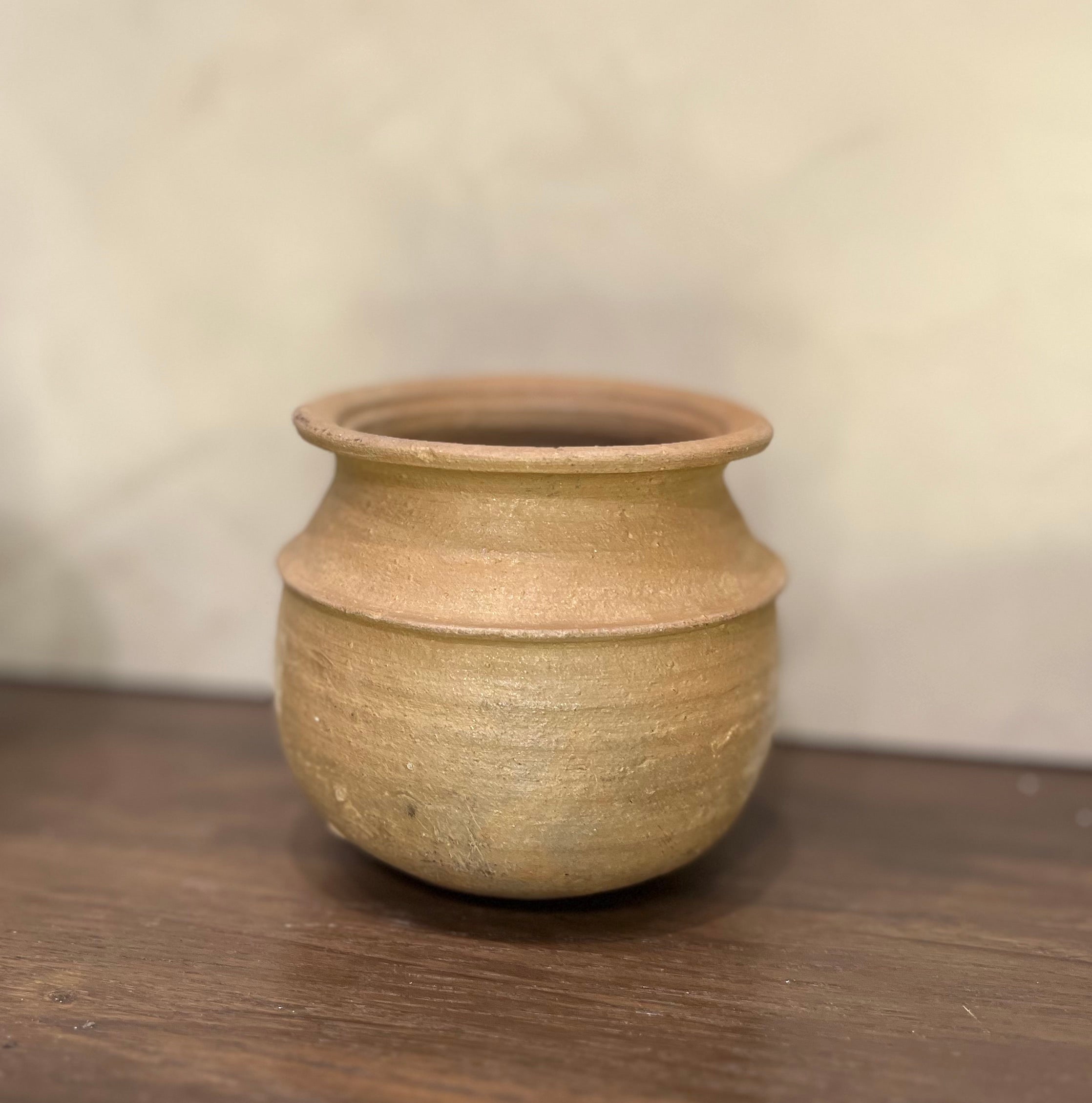 Vintage Clay Vessel — Karnataka, India