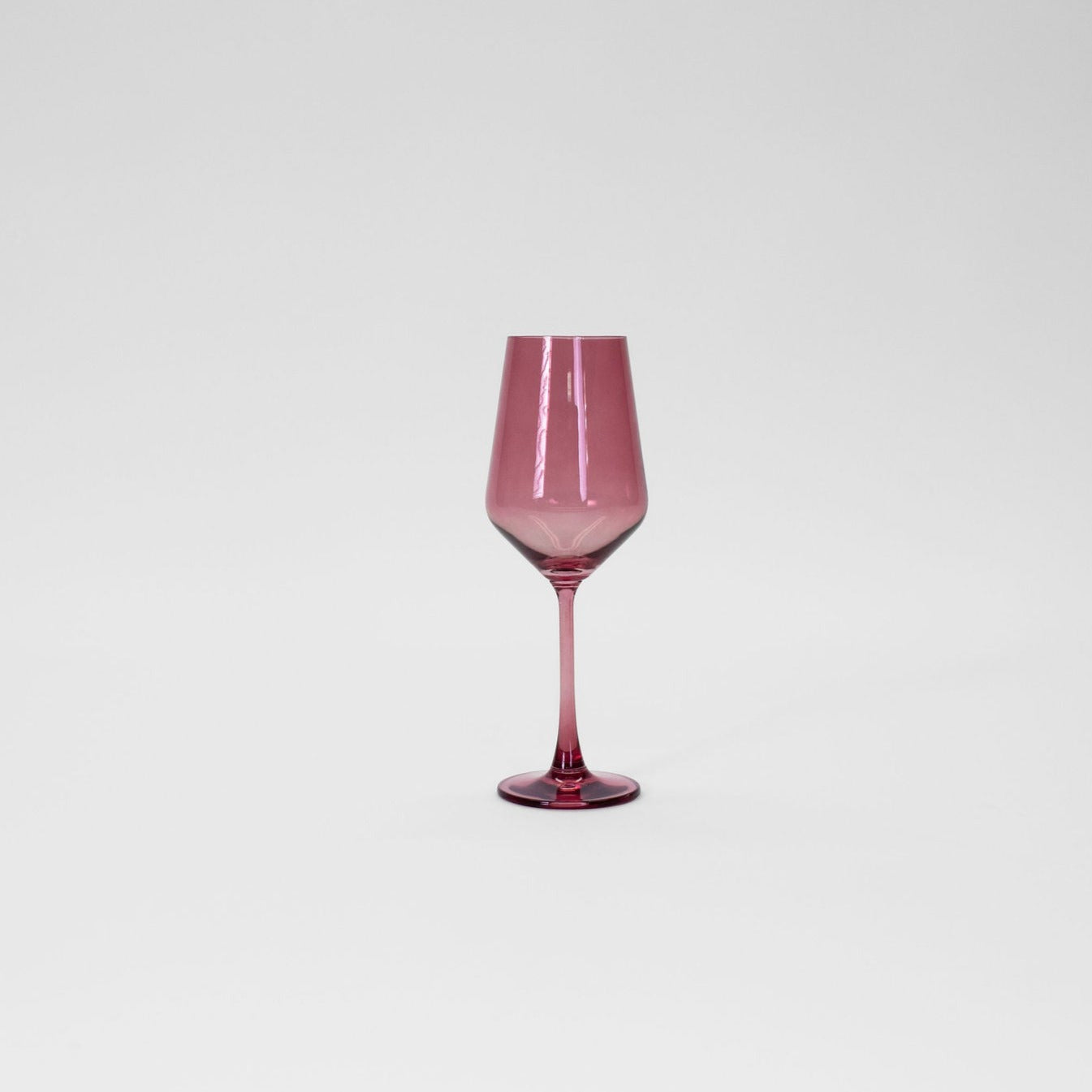 Mauve Wine Glass — 12 oz