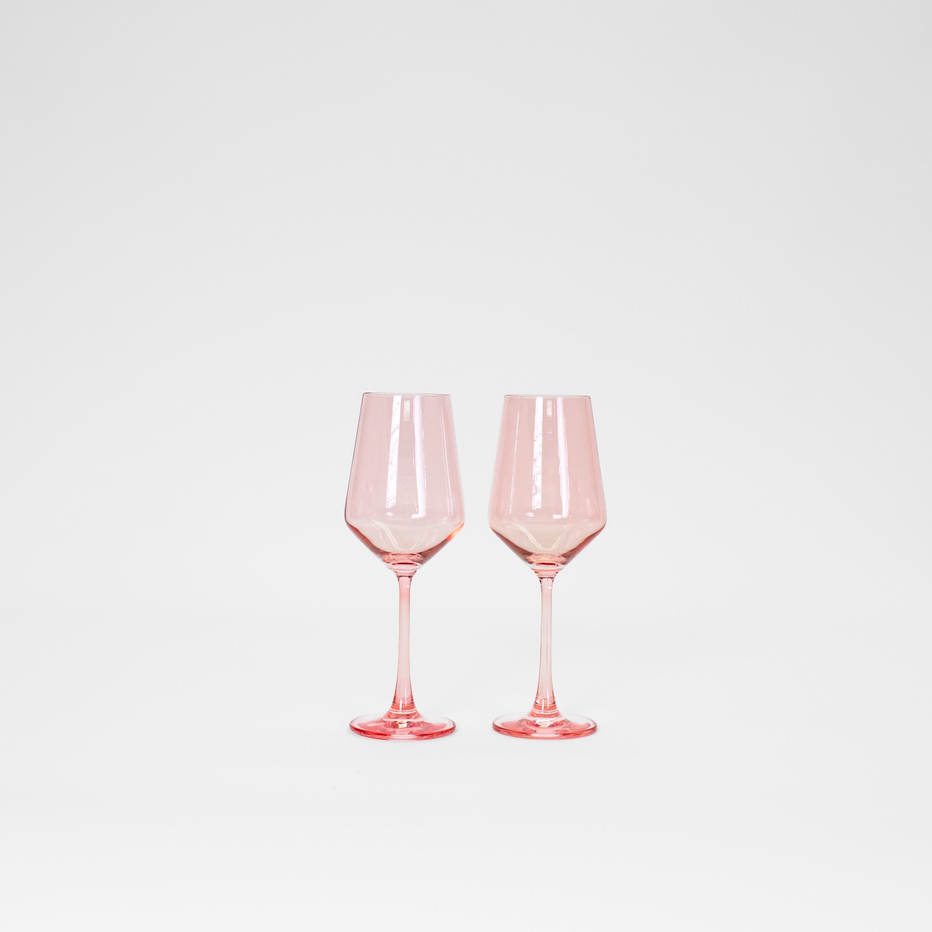 Tickle Me Pink Wine Glass — 12 oz