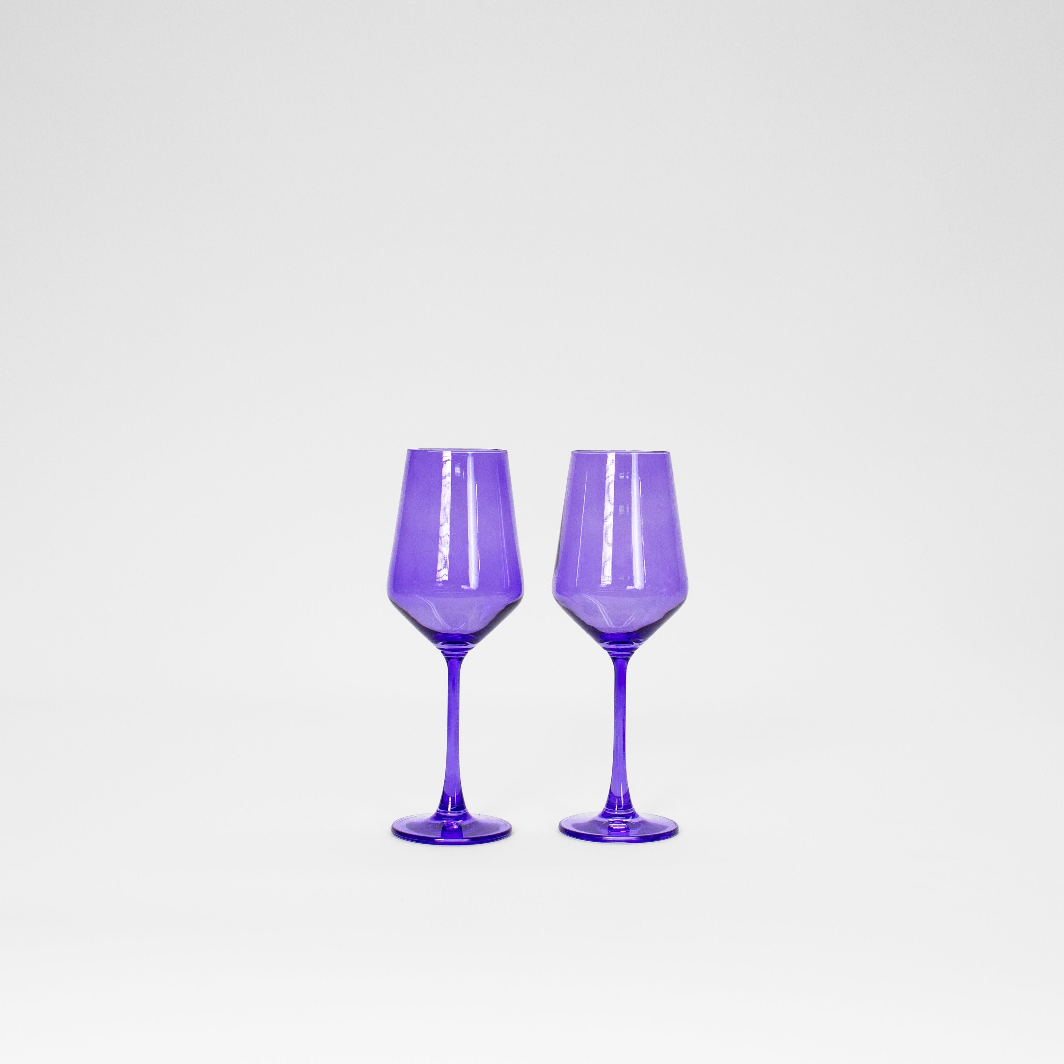 Veri Peri Purple Wine Glass — 12 oz