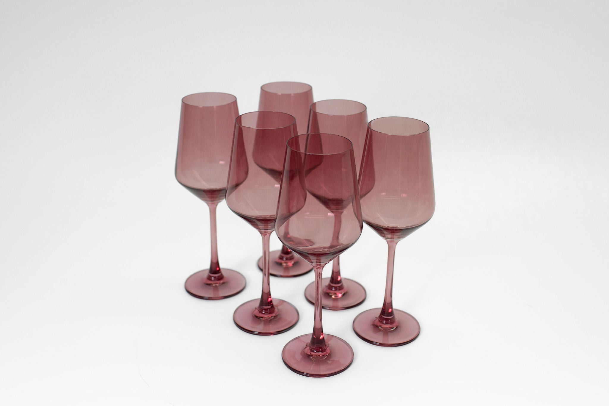 Mauve Wine Glass — 12 oz