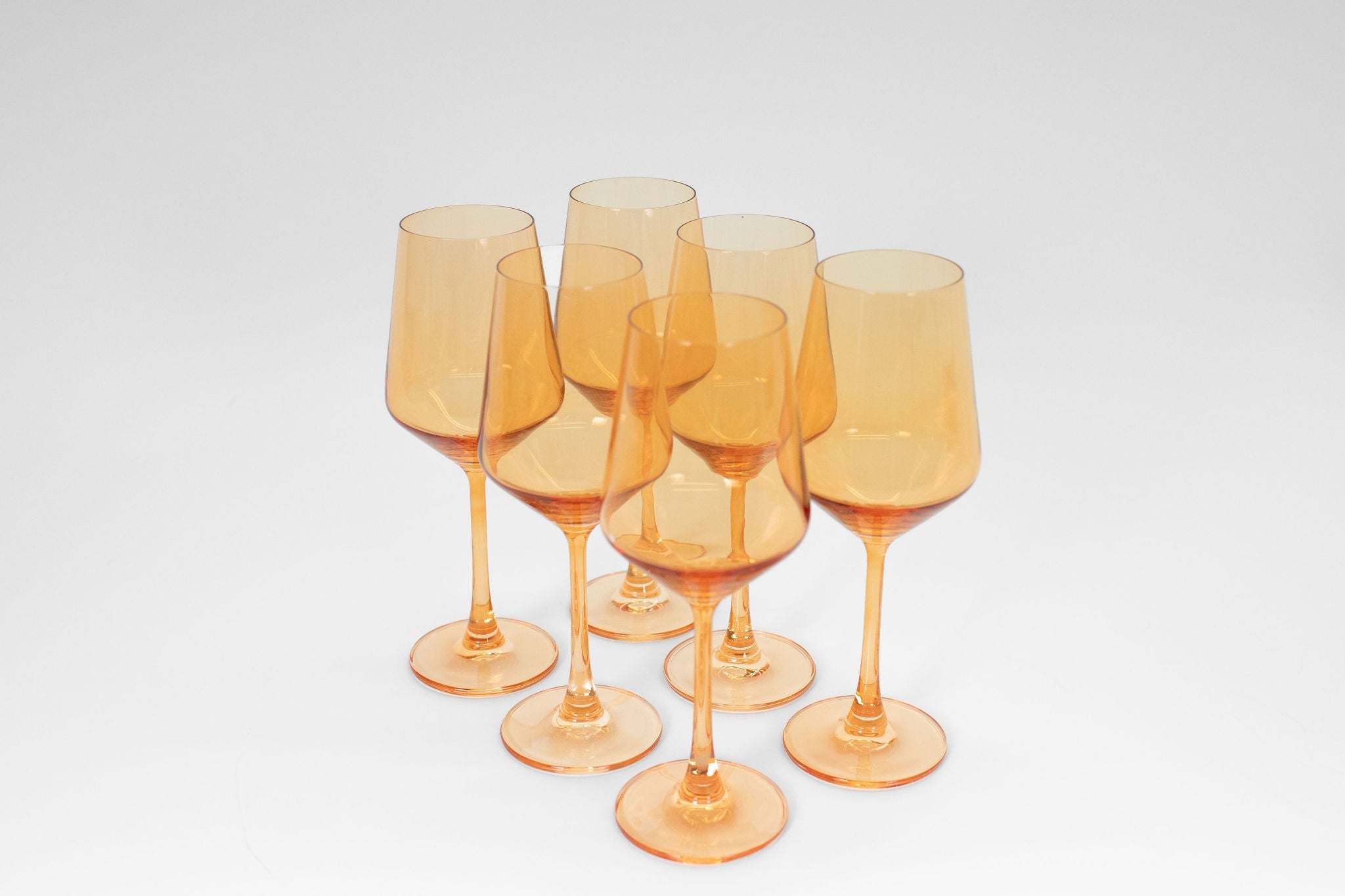 Creamsicle Orange Wine Glass — 12 oz