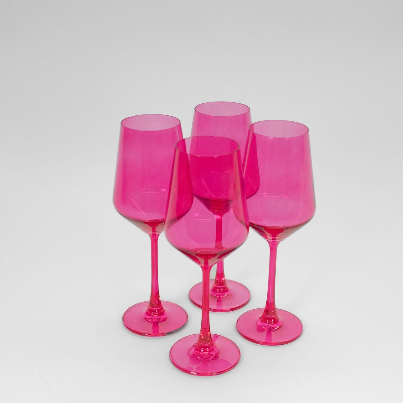 Hot Hot Pink Wine Glass — 12 oz