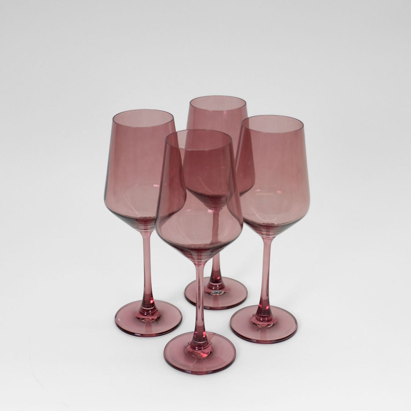 Mauve Wine Glass — 12 oz
