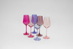 Zuckerwatte-Ombré Weingläser — 6er-Set