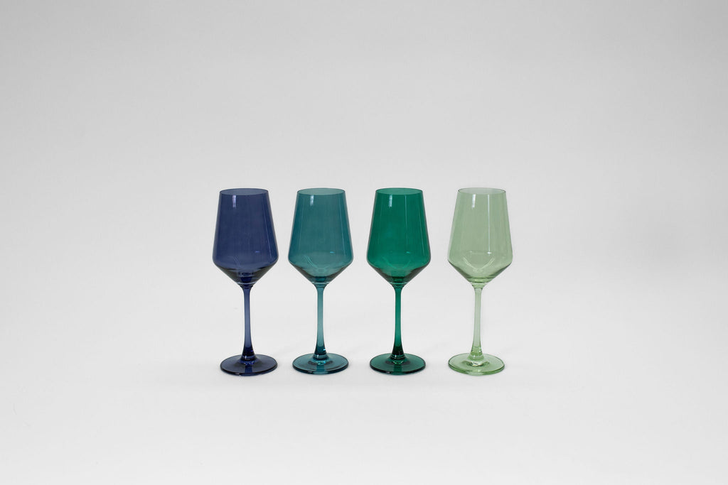 Northern Lights Wine Glass Set — 4‑Piece