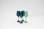 Northern Lights Wine Glass Set — 4‑Piece