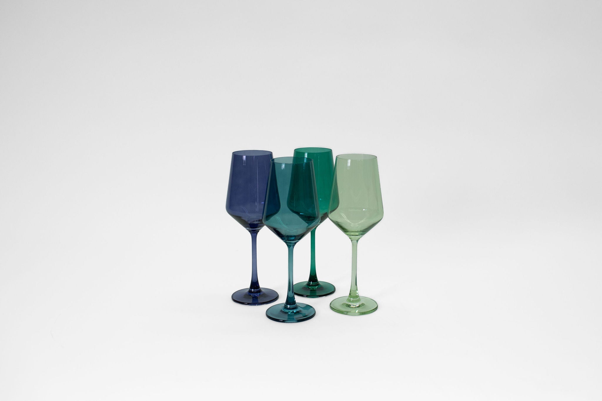 Northern Lights Wine Glass Set — 4‑Piece