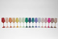 The Full Hause — Set de 16 verres à vin colorés