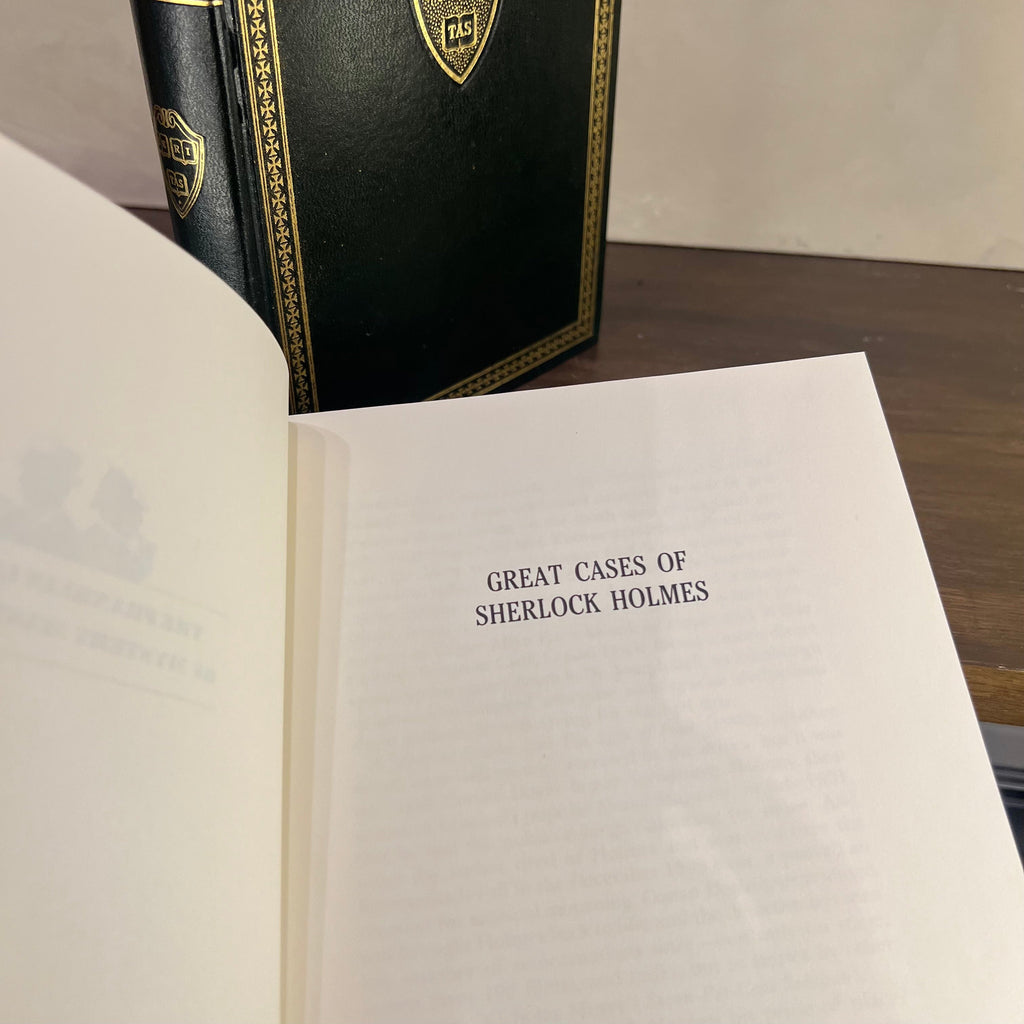 Dark Green Gilded Books — Set of Two