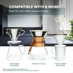 Ovalware Stainless Steel Coffee Filter - Dual-Layer Reusable
