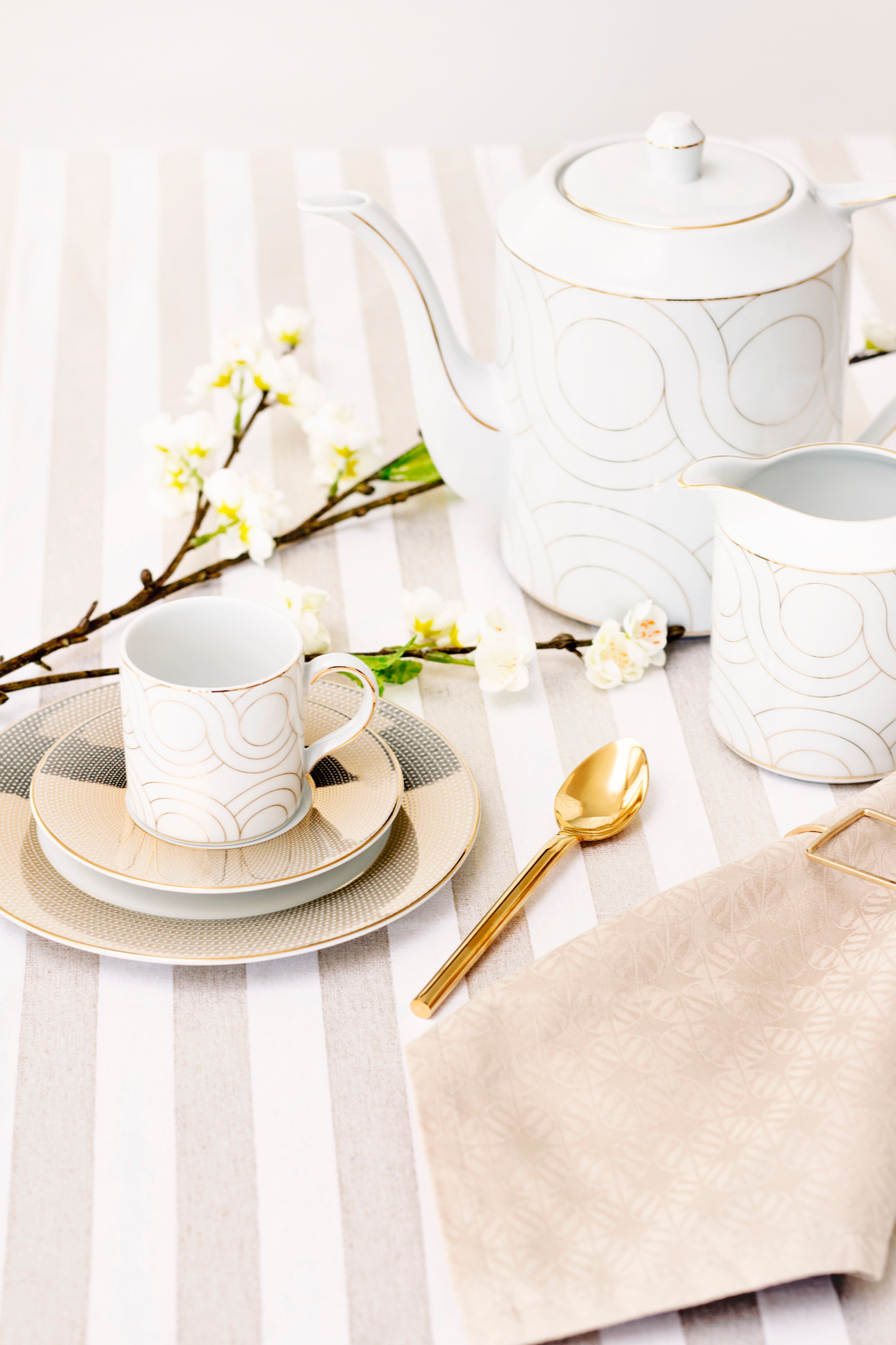 Infinity Creamer + Sugar Bowl