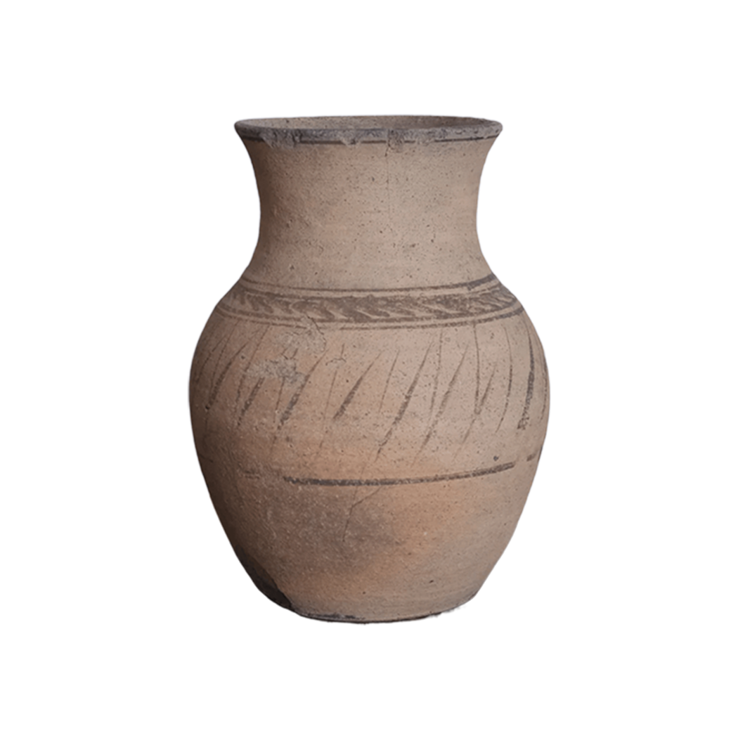 Feya Ancient Clay Pot — 1920s Ukrainian Handmade Vessel