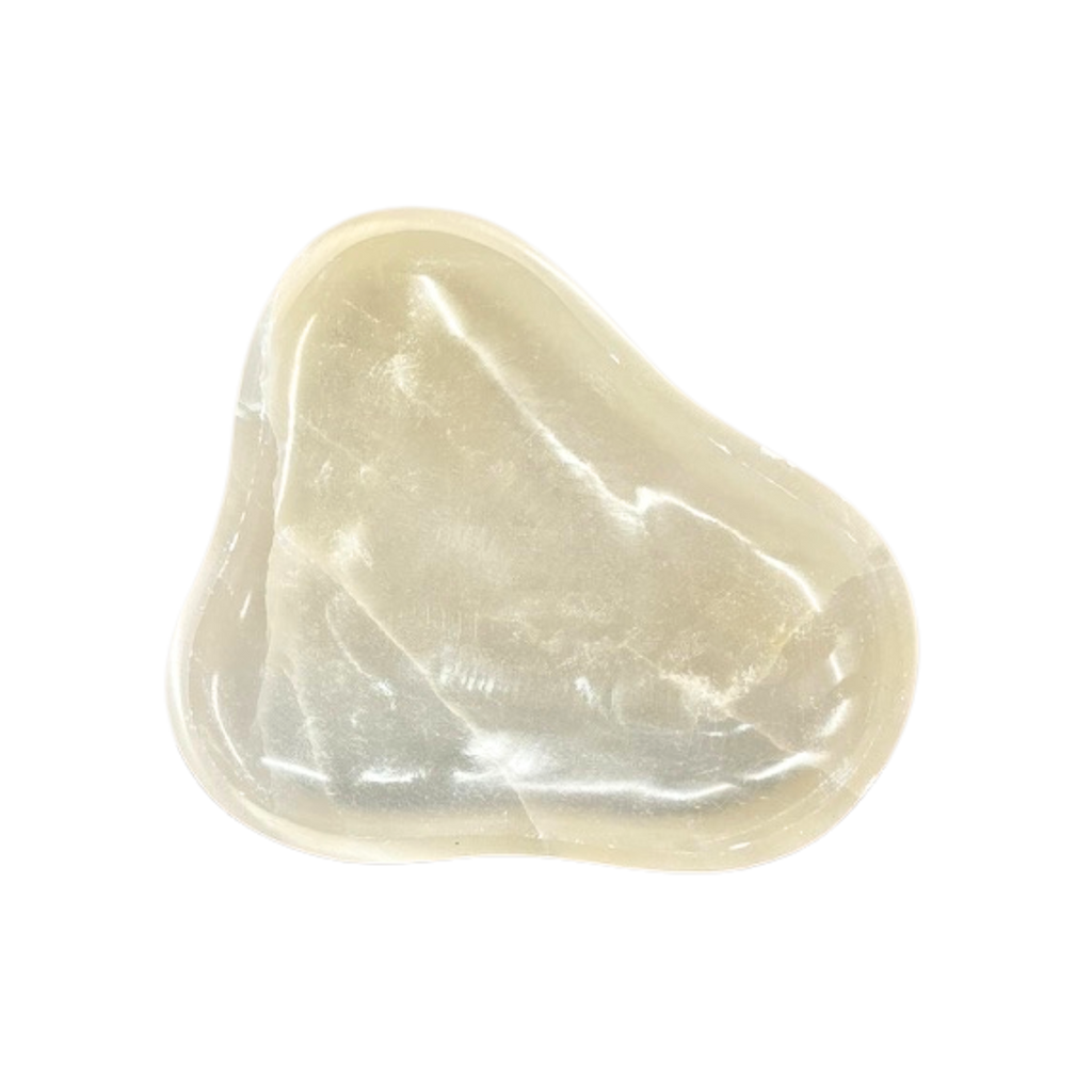 Irregular Selenite Bowl — 8"