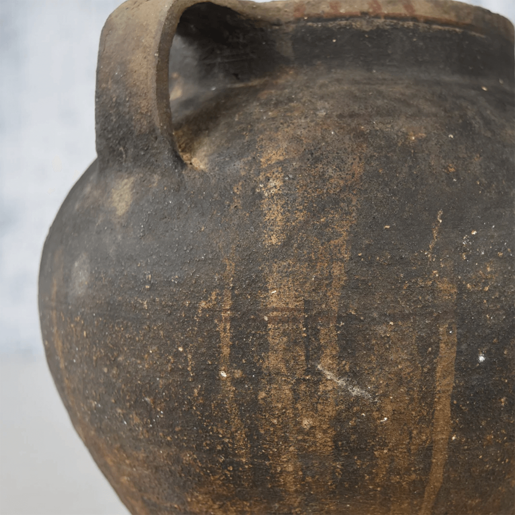 Feya Ancient Clay Pot — 1920s Ukrainian Handmade Vessel