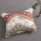 DaDa Bedding Bohemian Cranberry Salbei Chevron Patchwork Blumen Kissenbezug (JHW924)