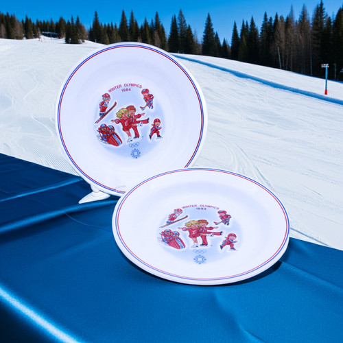 1984 Campbell’s Kids Sarajevo Olympic Bowls — Set of 2